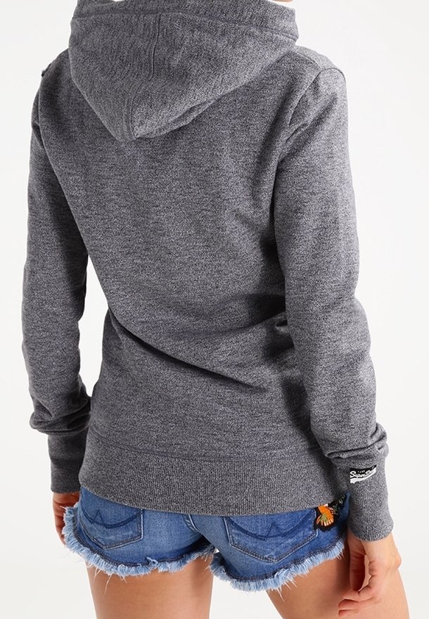 Veste à Capuche Superdry Grise Taille M/L (taille Plus) - Sweat-shirt Occasion Très Bon état