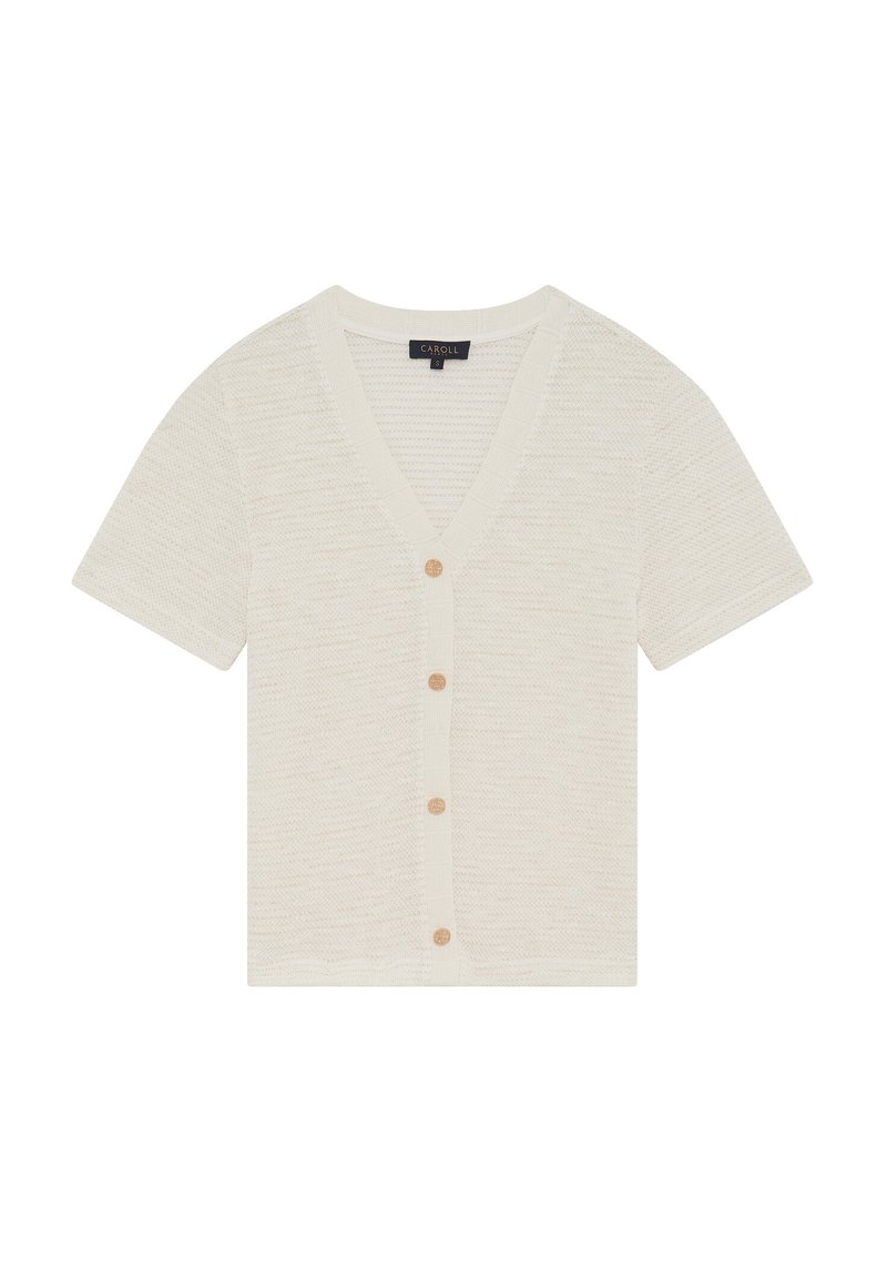 Gilet crème décontracté - Karl Marc John - TU - Label Emmaüs