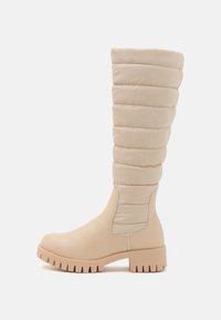 Anna Field Wide Fit Kozačky na platformě - beige