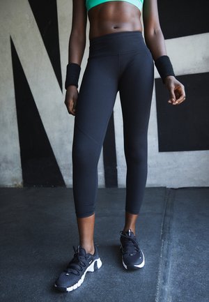 POWER WORKOUT LEGGINGS - Legingi - black