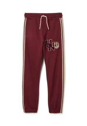 Jogginghose - beige red