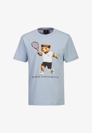 19V69 Italia, RAFAEL TENNIS TEDDY - T-Shirt print - light blue