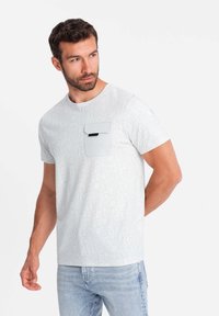 Ombre Printtipaita - off white light grey