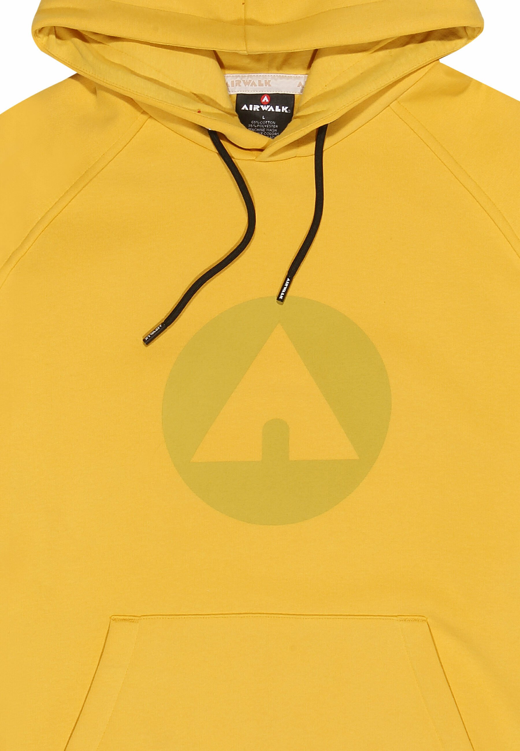 Airwalk Hoodie Mustard, Size: XL, Mustard Yellow