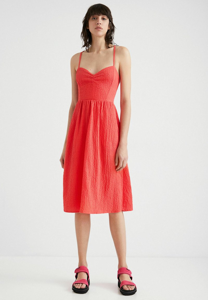 Desigual Jurk donkerroze