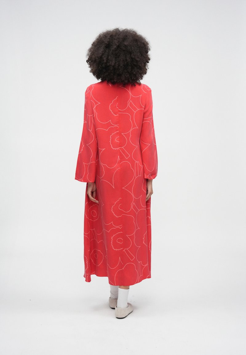Marimekko FLUIDI PIIRTO UNIKKO - Day dress - red - Zalando.co.uk