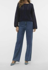 Vero Moda Stickad tröja - dark blue