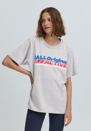 ENERGIA  - T-shirts print - medium grey melange