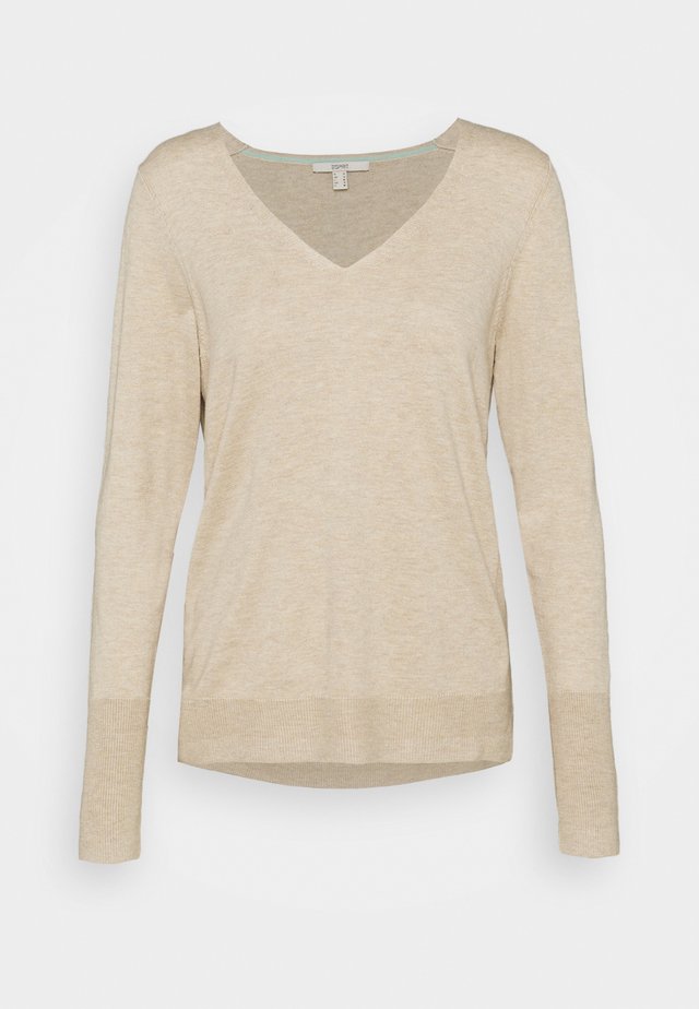 Strickpullover - sand