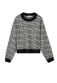 Mango Strickpullover - black