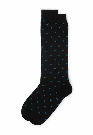 Kniestrümpfe - d black polka dots