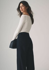 THE SET 3 PACK SWEETHEART NECKLINE - Ilgarankovis viršutinės dalies drabužis - black cream taupe brown