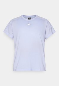AEROREADY ESSENTIALS MINIMAL BRANDING - Basic T-shirt - violet tone/white
