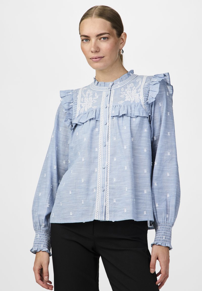 YAS YASISABEL - Hemdbluse - blue shadow