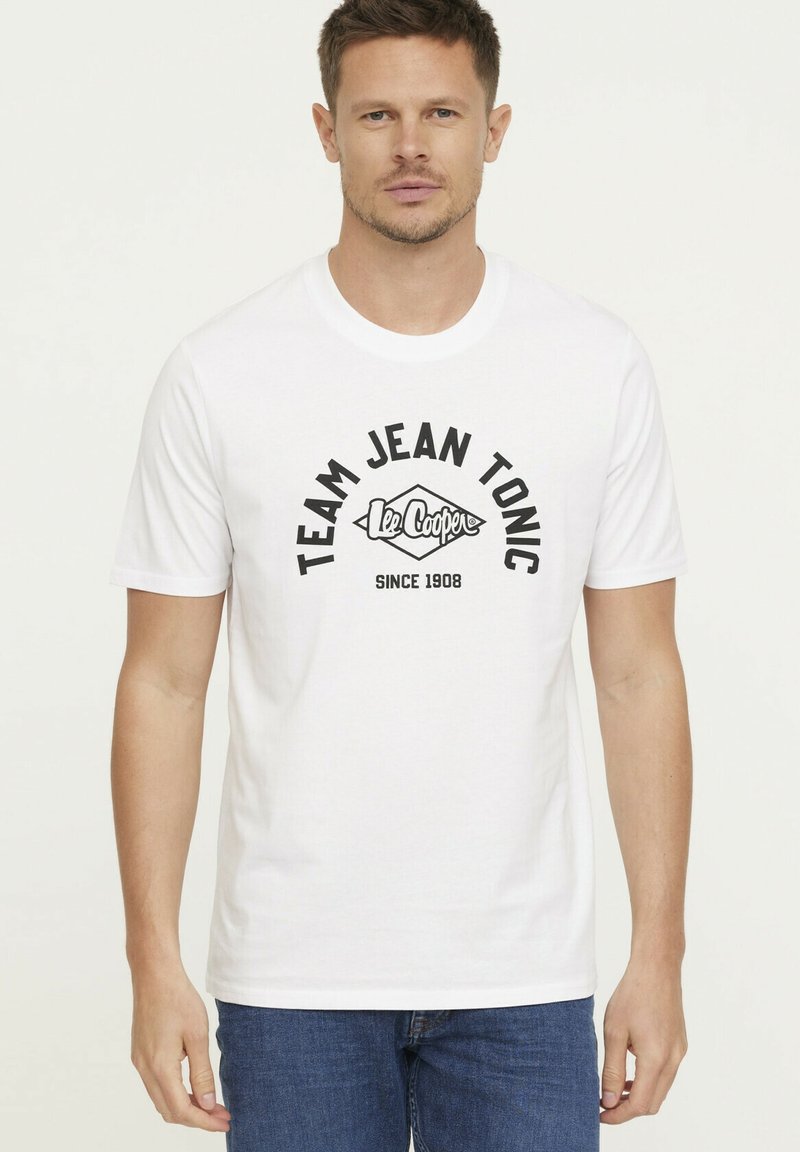 Lee Cooper AGINO - T-Shirt print - blanc