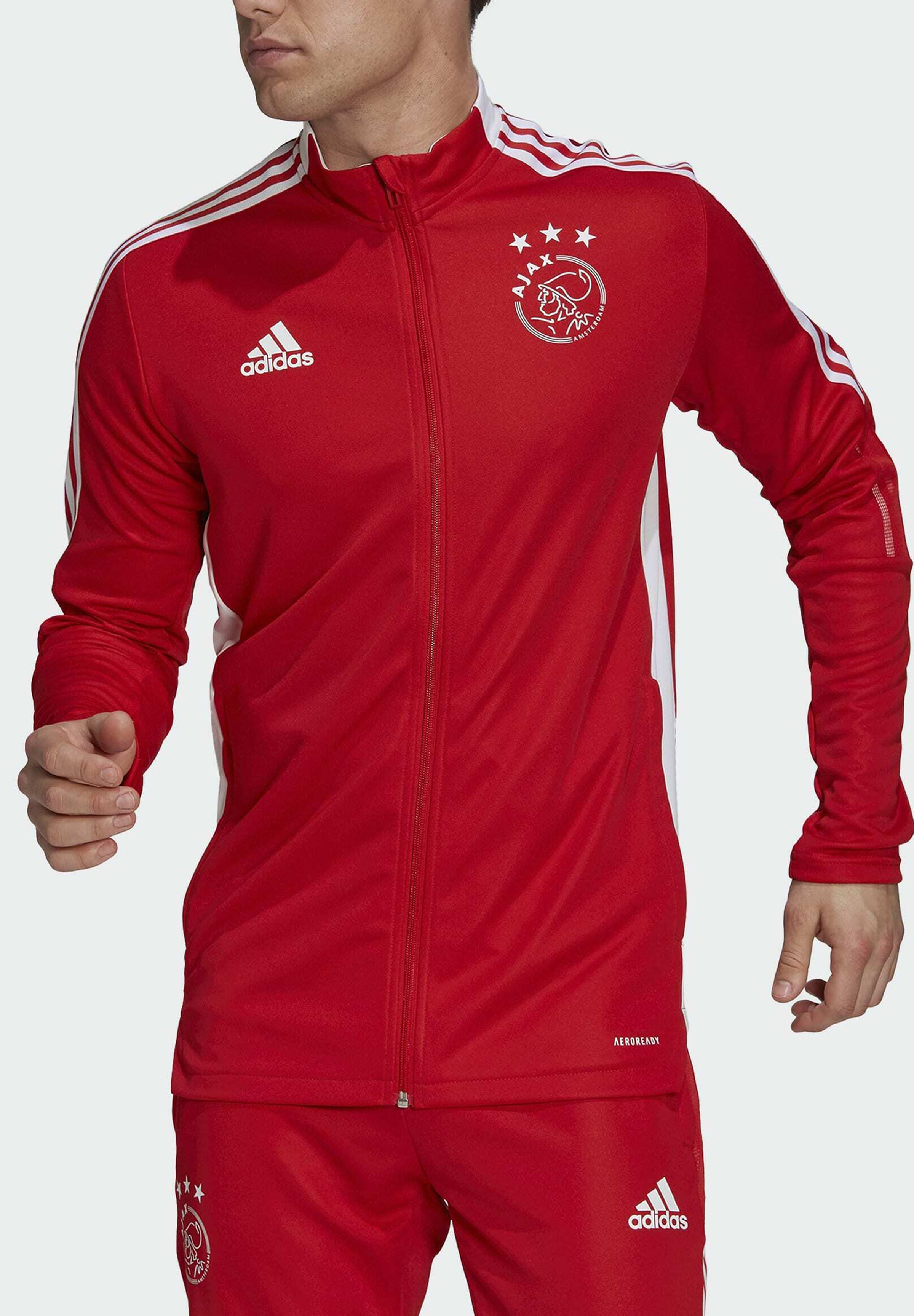 adidas Performance AJAX AMSTERDAM TK JKT - Fanartikel - team colleg  red/Rood - Zalando.nl
