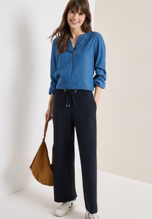 Cecil STRAIGHT LEG  IM LOOSE FIT - Pantalones - universal blue