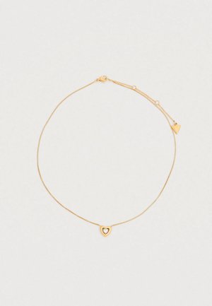 CRYSTAL HEART - Halskæder - yellow gold-coloured