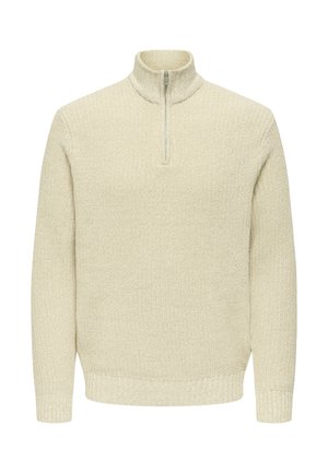 ONSJOIN REG LS HIGH NECK  - Pullover - weiß