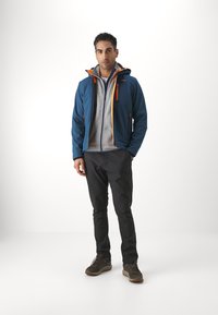 CMP MAN JACKET ZIP HOOD - Softshell jakker - bluesteel