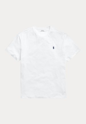 Polo Ralph Lauren, CLASSIC FIT JERSEY CREWNECK T-SHIRT - Обикновена тениска - white