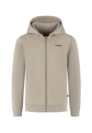 REGULAR FIT  - Hoodie - taupe