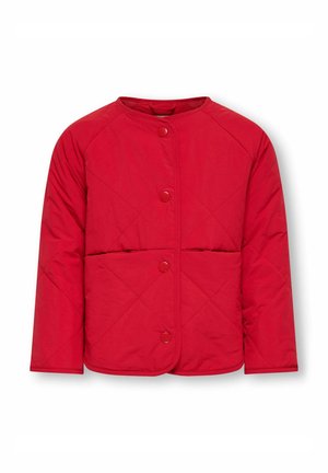 KMGROSALINA QUILTED NOOS - Veste mi-saison - barbados cherry