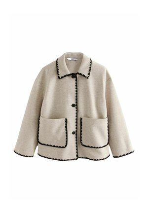 EMBROIDERED STITCH  - Kevyt takki - neutral
