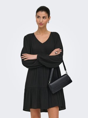 JDY, KLEID JDYLIVA KURZES KLEID - Denné šaty - black