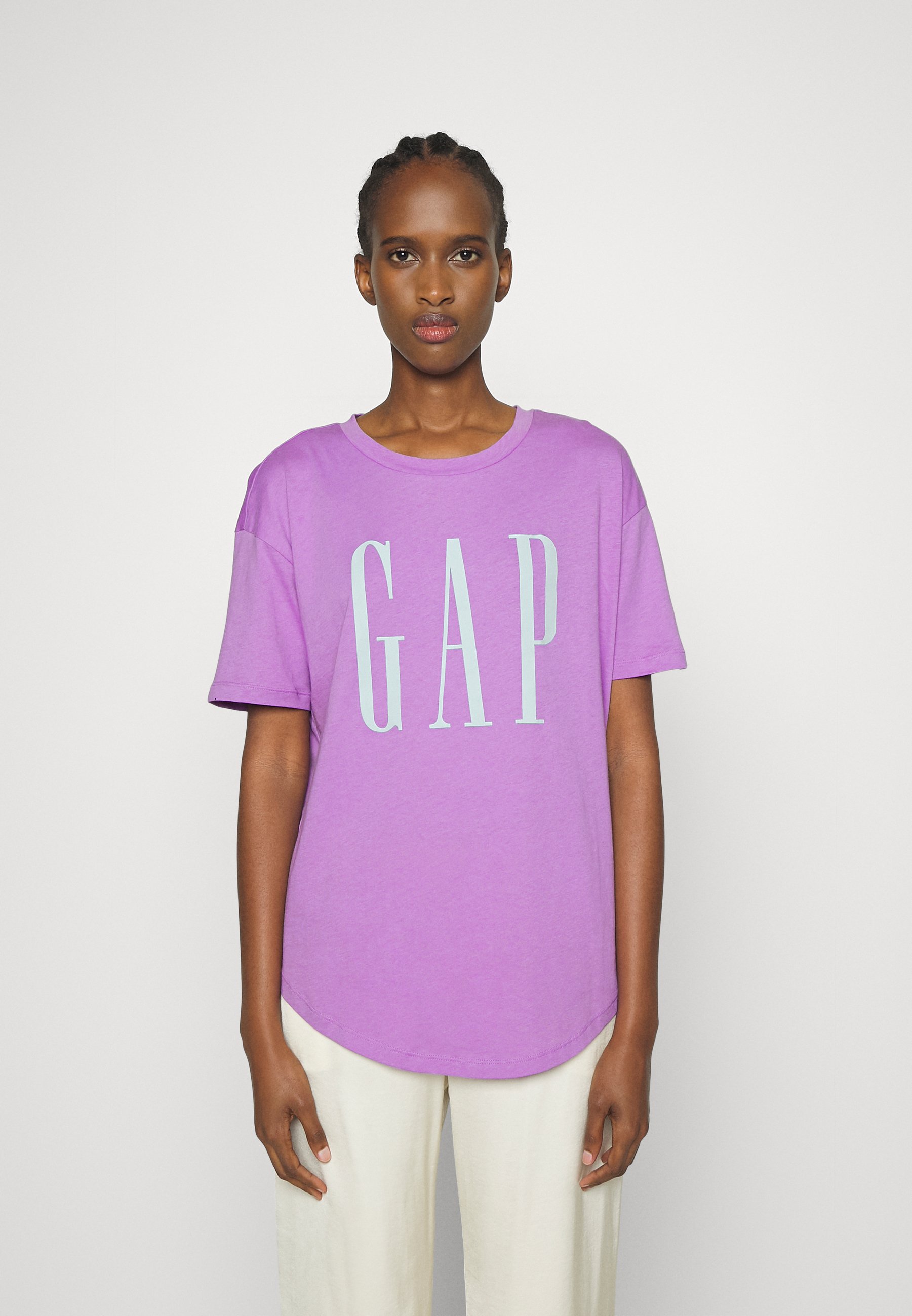 GAP GAP LOGO TEE - Print T-shirt - pale 