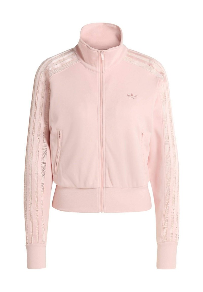 adidas Originals FIREBIRD - Zip-up sweatshirt - sandy pink/pink ...