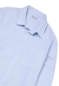 Terranova OXFORD A RIGHE - Camicia - var celeste