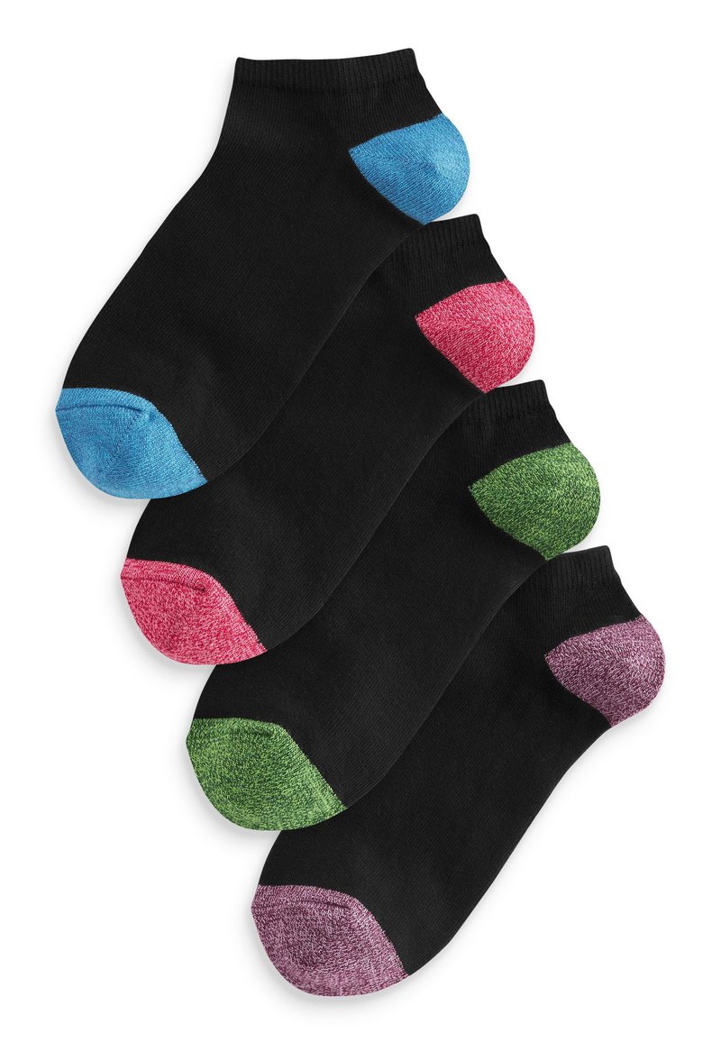 Next 4 PACK - Calcetines tobilleros - black