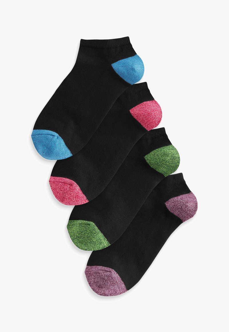 Next 4 PACK - Calcetines tobilleros - black