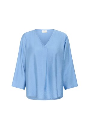 Kaffe, KALUI V NECK  - Blouse - silver lake blue cc