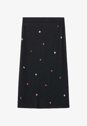Mango, ADULT - Jupe trapèze - black