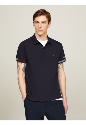 FLAG CUFF SLIM  - Polo shirt - desert sky