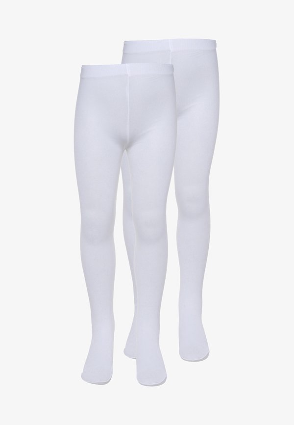 KIDS BASIC 2 PACK - Tights - weiß
