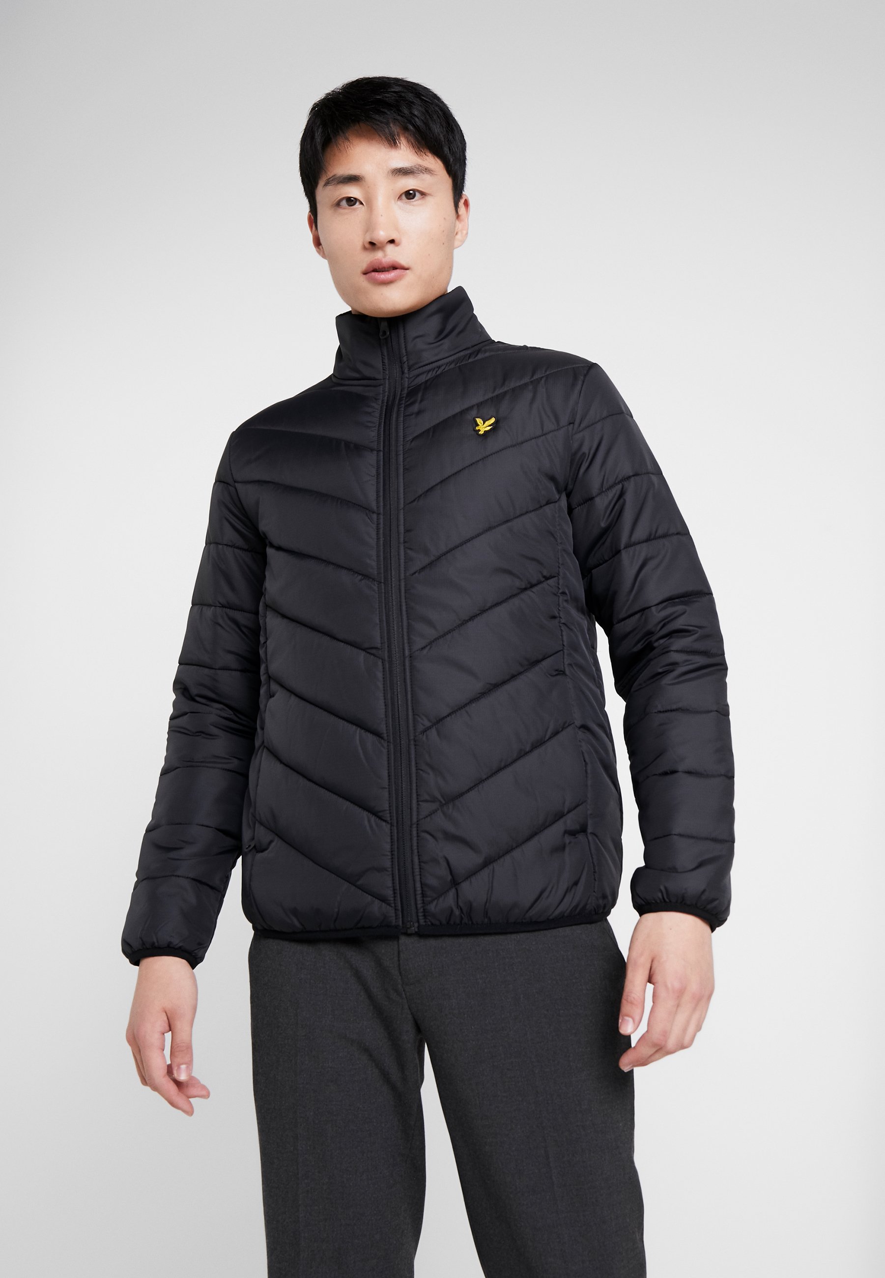 Lyle & Scott PUFFER JACKET Lett jakke true black Lyle & Scott LIGHTWEIGHT PUFFER Lett jakke true black