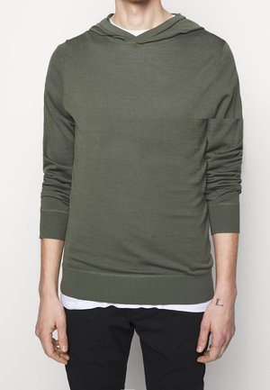 Kapuzenpullover - mottled olive