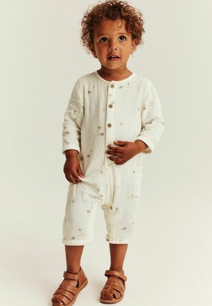 Newbie, WOVEN MUSLIN JUMPSUIT UNISEX - Jumpsuit - off-white