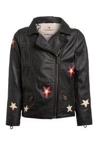 Scotch & Soda Giacca di pelle - anthracite