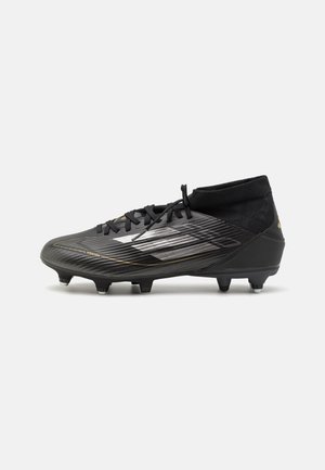 F50 LEAGUE MID SG - Botas de fútbol - core black/iron metallic/gold metallic