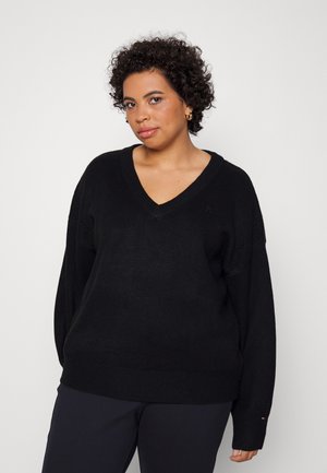 PUFF SLEEVE - Svetr - black