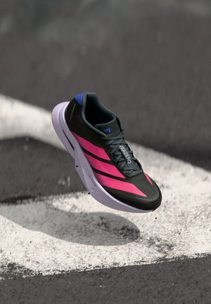 ADIZERO BOSTON 13 - Road running shoes - core black/lucid pink/cobalt blue