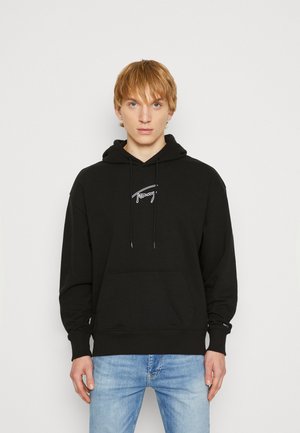 Tommy Jeans, SIGNATURE HOODIE - Hoodie - black