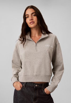 Calvin Klein, Sweatshirt - b grey heather