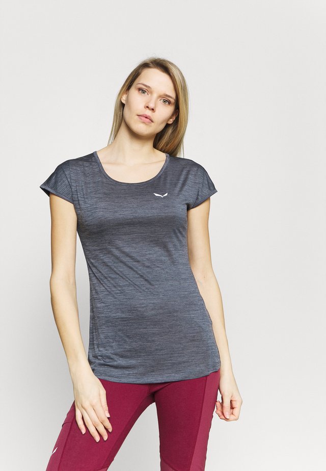 PUEZ DRY TEE - T-shirt basic - premium navy melange