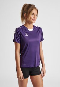 Hummel - CORE - Sport T-shirt - purple Miniatuurafbeelding 1