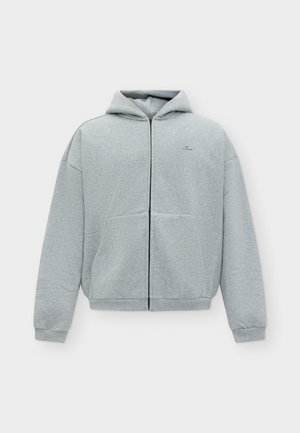 Nike Performance, M NK TF SI BRSH FZ HD - Суитшърт с цип - dk grey heather/black